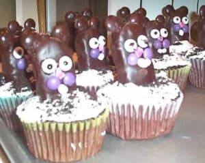 Groundhog Cupcakes